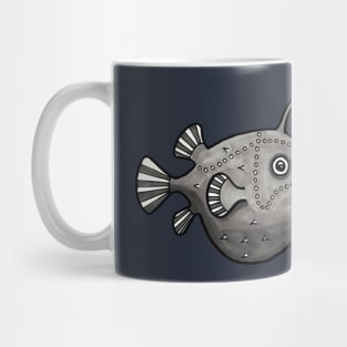 Angler Fish Swims Deep Mug